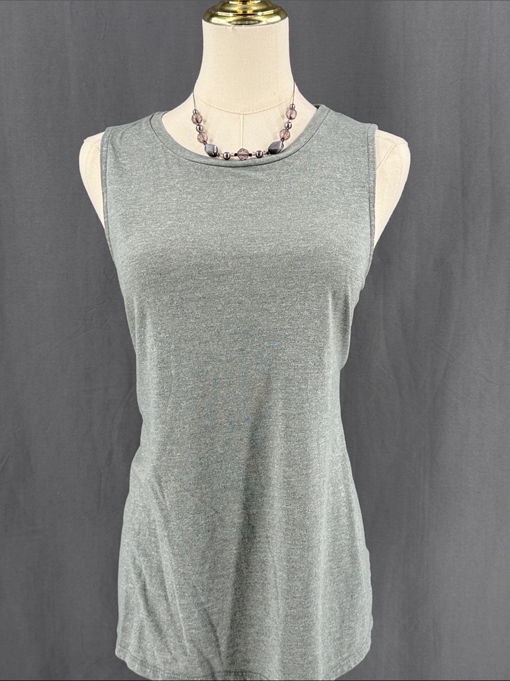 Maurices Heather Green Crewneck Tank